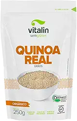 Quinoa Real Grãos Orgânica Sem Glúten Vitalin 250G