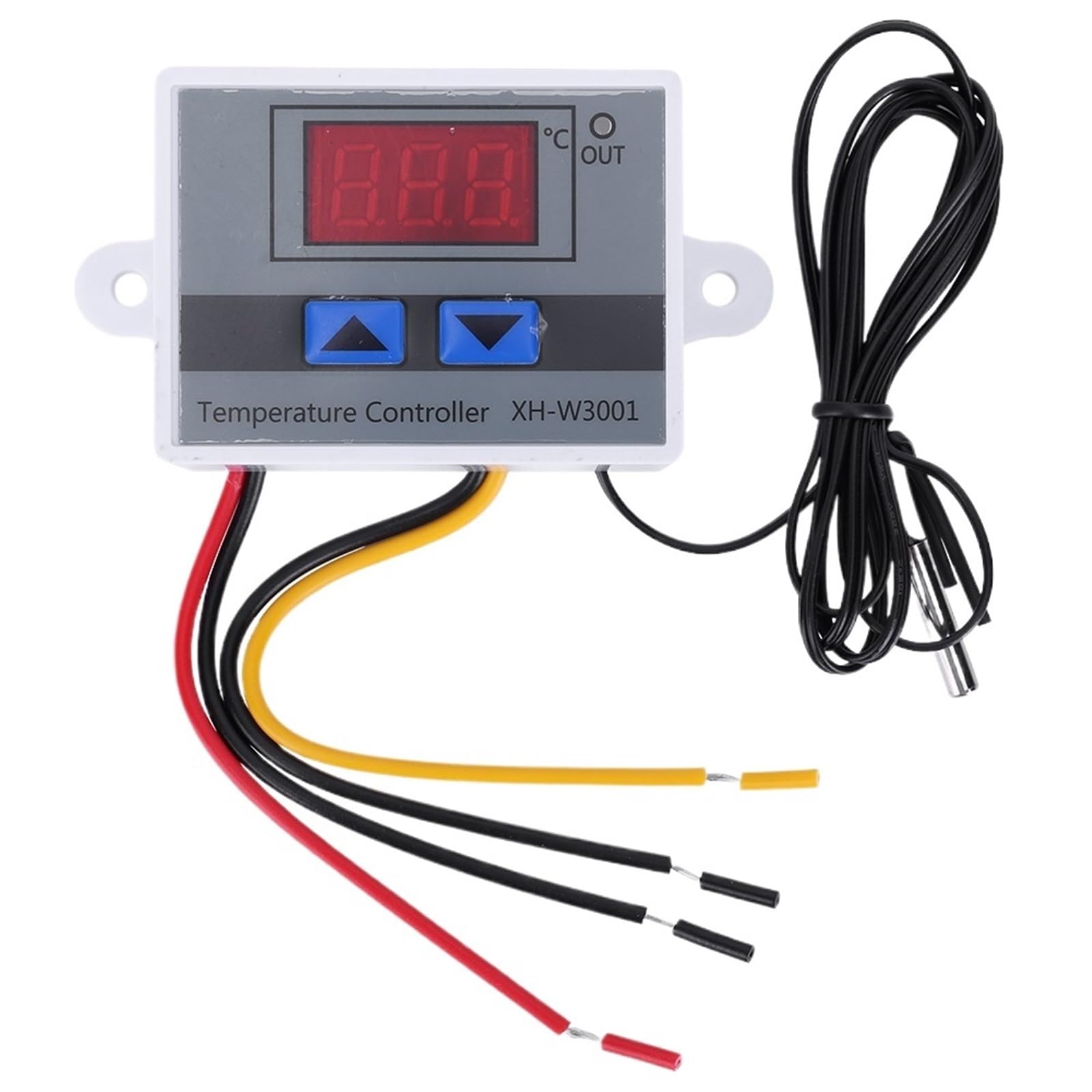 Thermostat Control Switch XH-W3001 Digital Temperature Control Switch 12V/24V/110-220V/220V Microcomputer Temperature Controller(24v 240w)