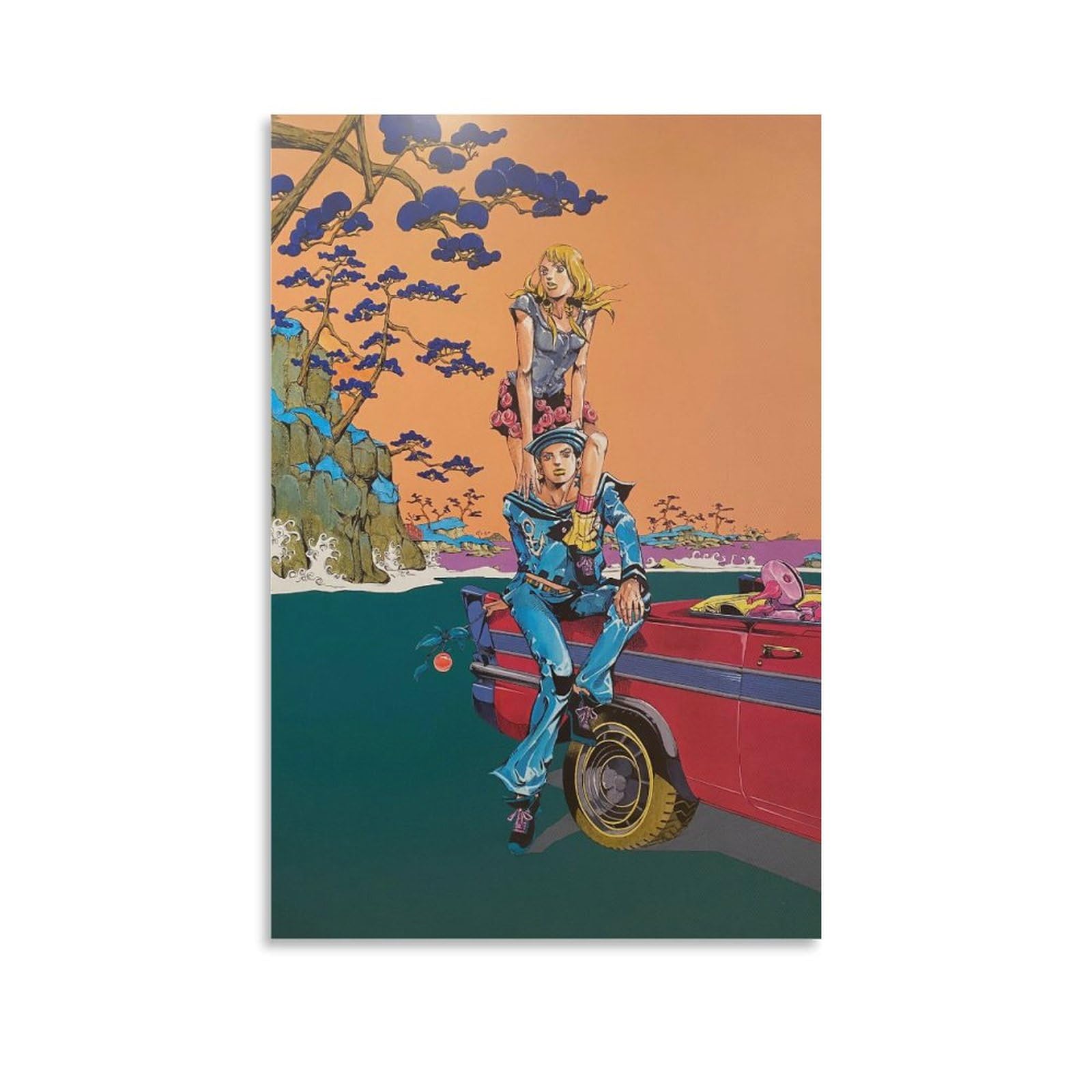 ジョジョの奇妙な冒険 アートワーク 見てもらう為」 #ジョジョの奇妙な冒険 #一枚絵 #ジョジョ4部 #岸辺