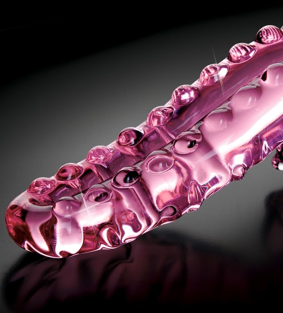 Icicles #24 Hand Blown Glass Massager: No.24