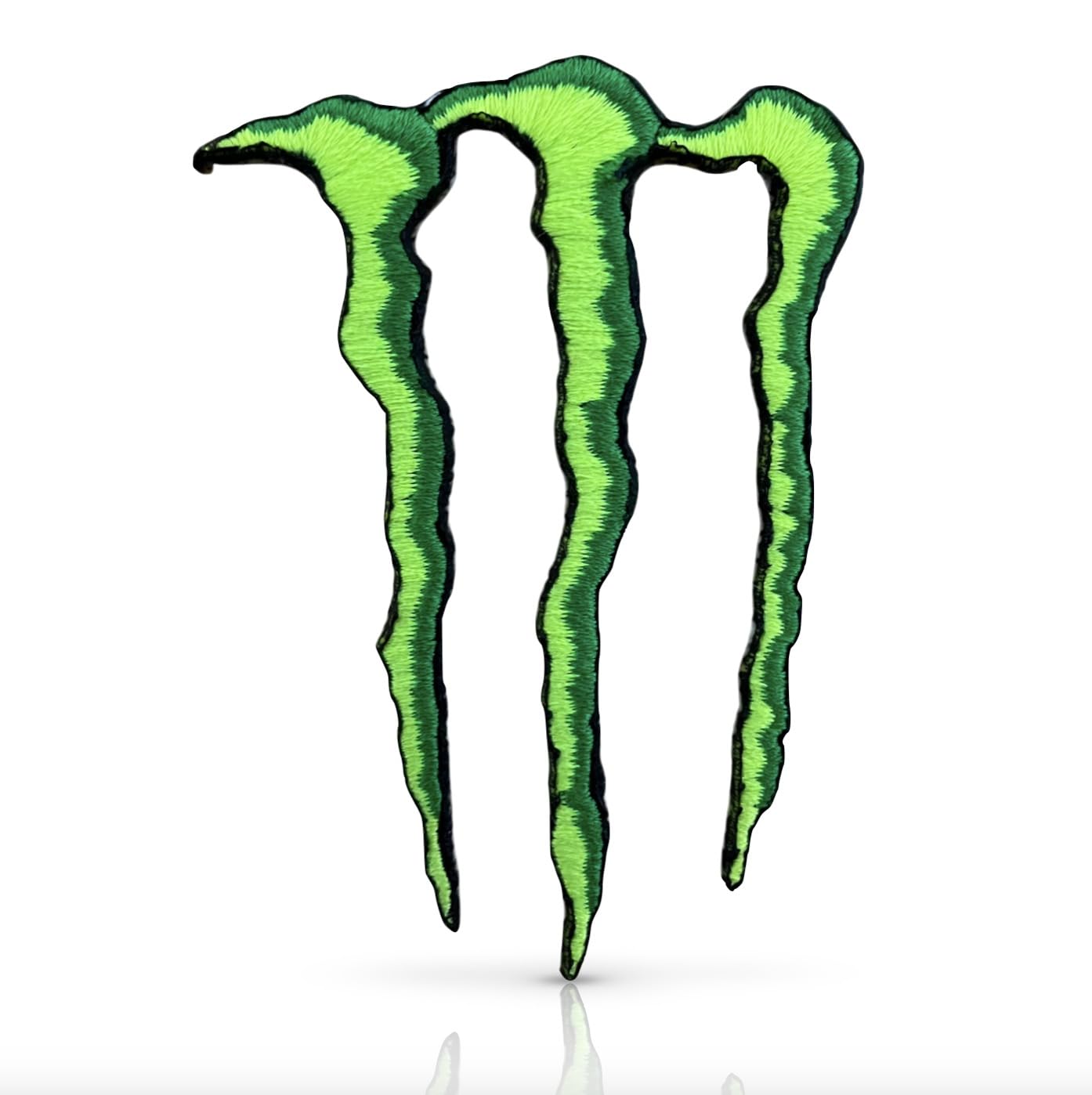 ノーブランド品 汎用 モンスターエナジー モンエナ Monster Energy アイロン 刺繍 アップリケ ロゴ 映画 キャラクター ワッペン ロゴのみ 用