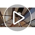 DWVO 26 Inch Ceiling Fans with Light and Remote, Small Modern Black Ceiling Fan with 3 Blades, 6 Speeds, 3 Colors Dimmable for Bedroom Patio Kitchen, DC Quiet Motor, Memory Function, Black