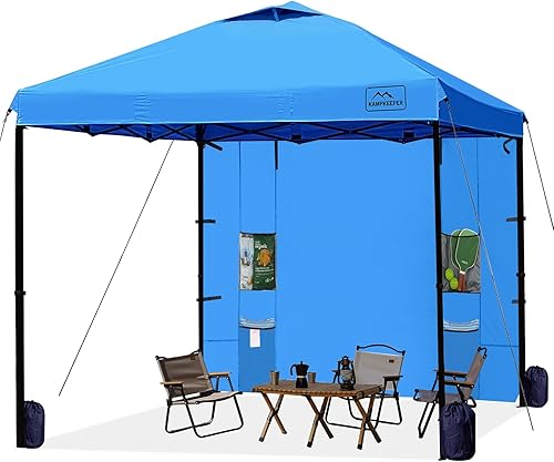 Miniatura 16 de KAMPKEEPER Toldo Desplegable Fácil de 10x10 con Paredes Laterales, Refugio de Sombra Instantáneo para Exteriores con Paredes de Protección Solar