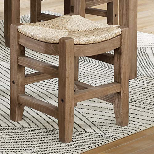 Alaterre Furniture Newport - Taburete de madera de 45,7 cm de alto con asiento