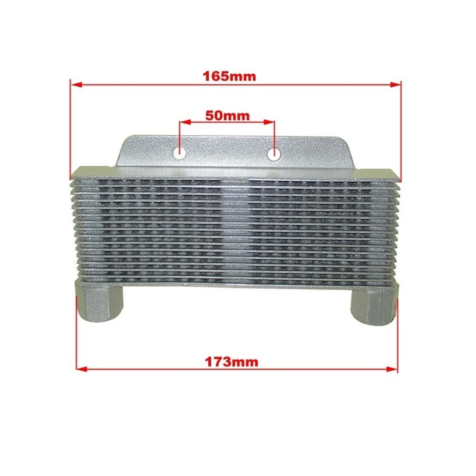 Refroidisseur D'huile De Radiateur Adapté Pour YX 160 ZS 155cc GPX/YX 150 Piranha, Tuyau Boulon 8mm/10mm Refroidisseur d'huile moteur