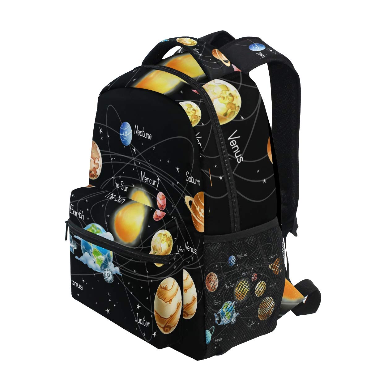 Sac à Dos d'école de système Solaire pour garçons, Filles, Sac de Voyage pour Enfants, Cartable