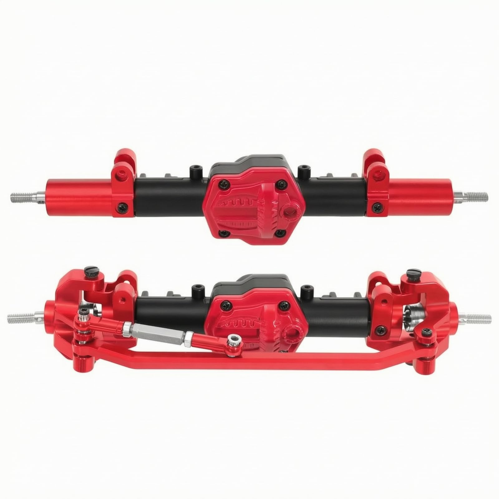 Assale con Carter in Lega di Zinco e Ingranaggi Sinterizzati Resistente Set Assale Ingranaggi in Metallo Preciso per Modellismo da Arrampicata