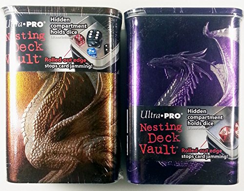 Preisvergleich Produktbild Ultra Pro Deck Vault Set Purple + Bronze Dragon Nesting Ciruelo