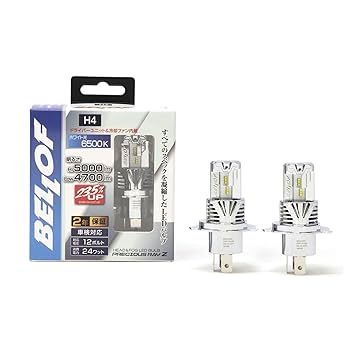 ベロフ　LEDバルブ　H4タイプ　6500K Amazon | BELLOF (ベロフ) ヘッドランプ&フォグランプ用LED