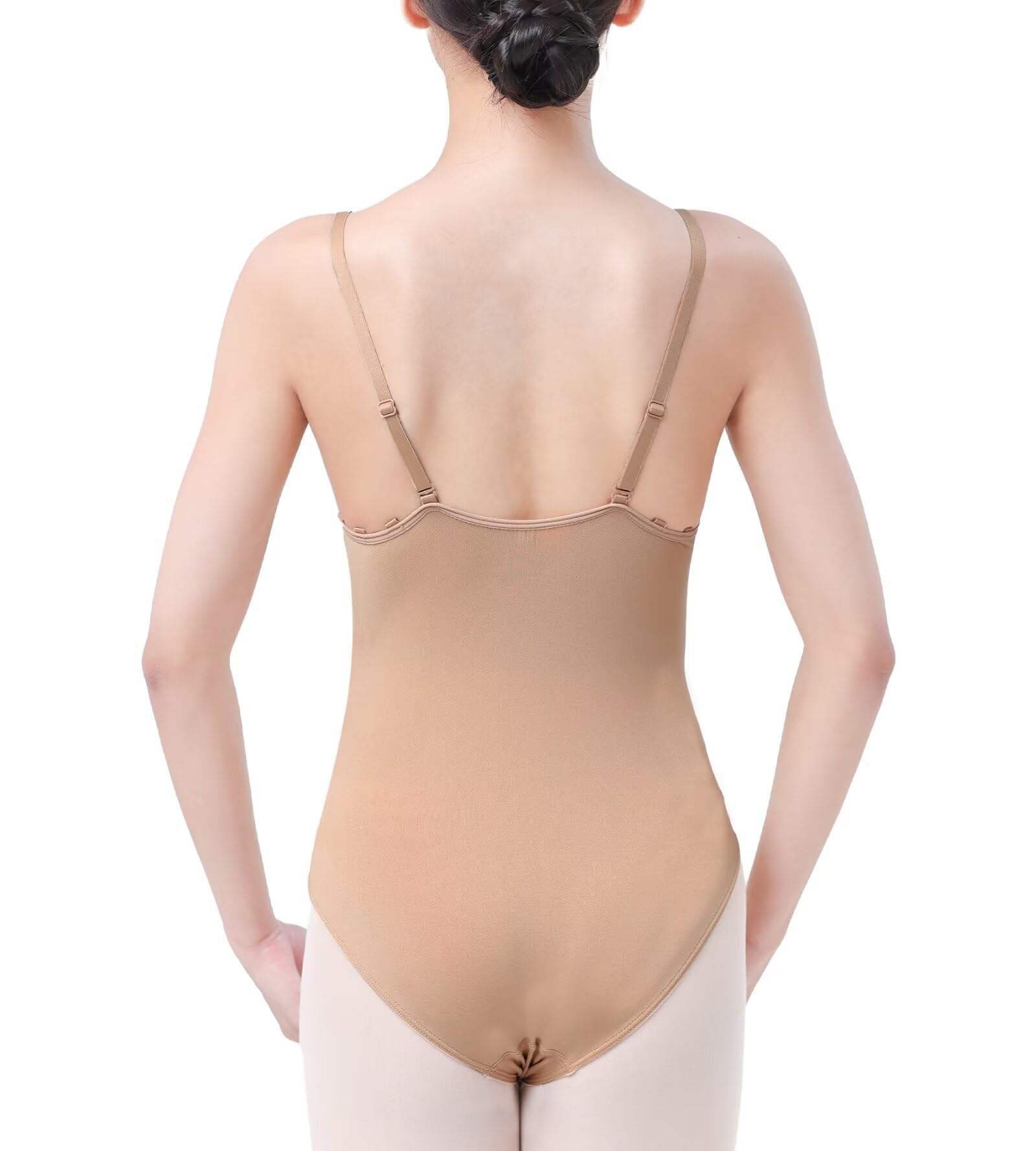 Maillot de Danza Clásico Tirantes Ballet Body Leotardo para Mujeres y Niñas