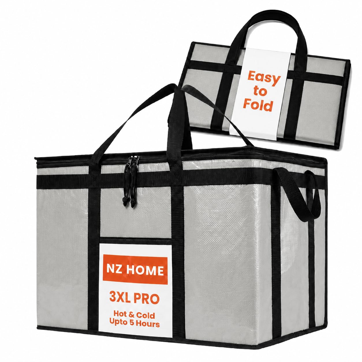 NZ Home Standard Food Delivery Bag and Insulated Grocery Bag