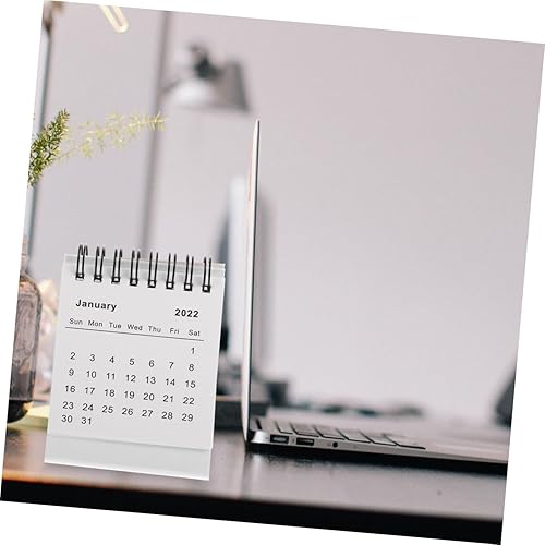 Miniatura 8 de NUOBESTY Calendario de escritorio, 1 unidad, mini calendarios de mesa de pie 2023, bobina de escritorio, bloc de notas de bricolaje, agenda anual,