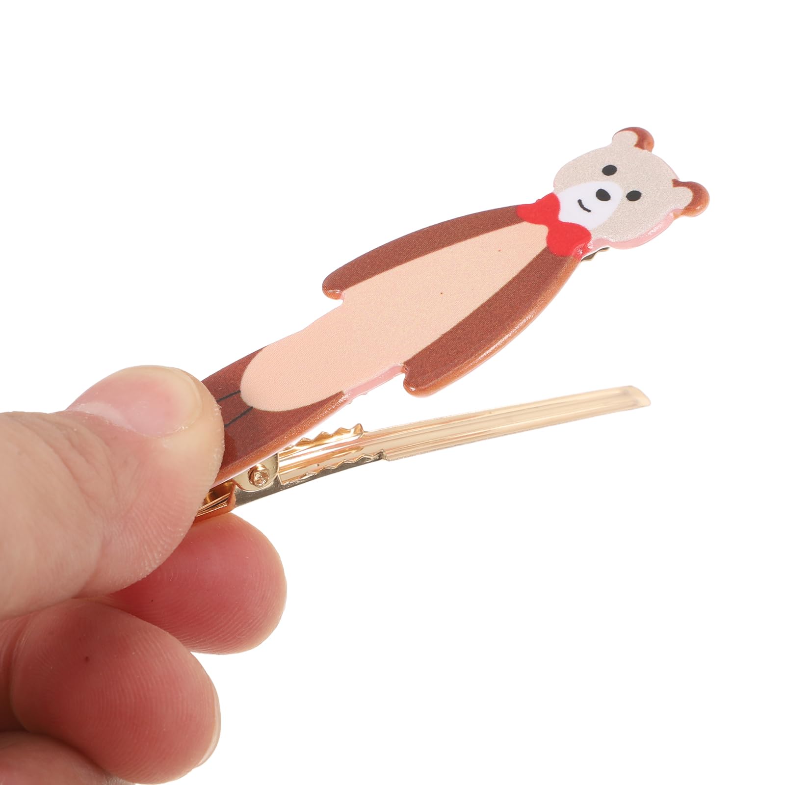 Beaupretty 5Pcs Animal Shaped Cartoon Hair Clips for Kids Girls Toddlers Cute Duckbill Hairpins Safe Material Everyday Hair Accessories - Image 2