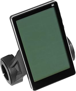 Bewinner Electric Bike LCD Display Meter, M5 LCD Panel Screen, Cycling Odometer, 24V 36V 48V 60V 64V Universal Extra Large LCD Backlight Display Waterproof Control Panel for Electric Bike