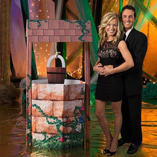 5 ft. Fairytale 3D Wishing Well Prop Standup Photo Booth Prop Background Backdrop Party Decoration Decor Scene Setter Cardboard Cutout