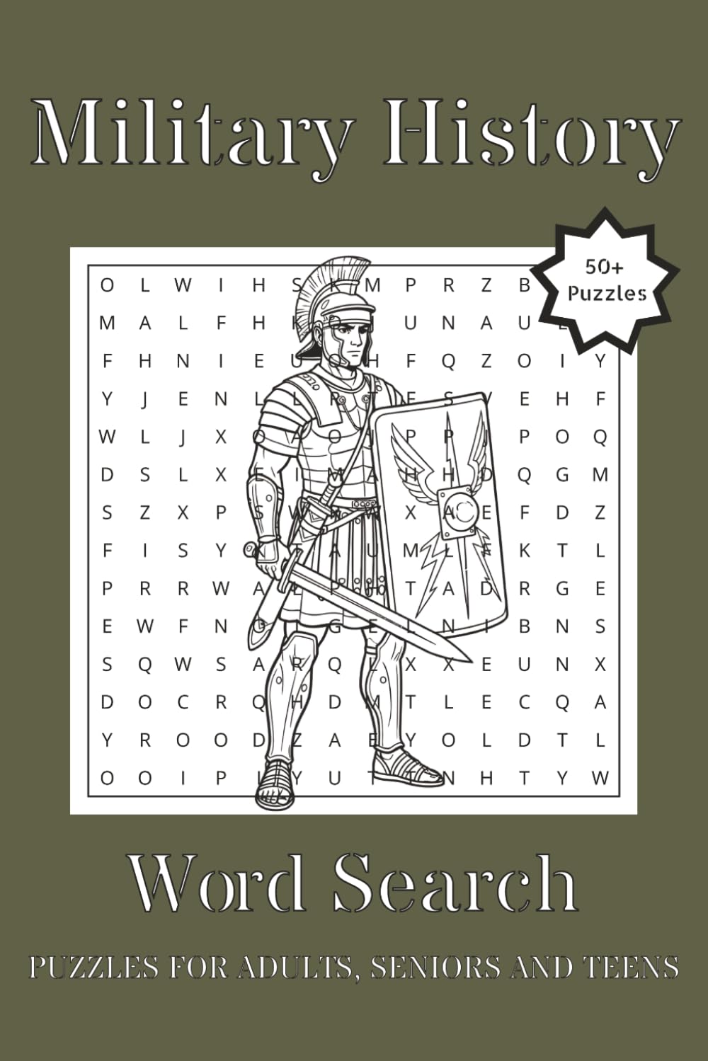 Military History Word Search: Word Searches with Easy to Read Print about Military History, Historical Figures and Battles | 6x9 inches, 110 Pages, 55 ... Veterans, Military Enthusiasts, & More