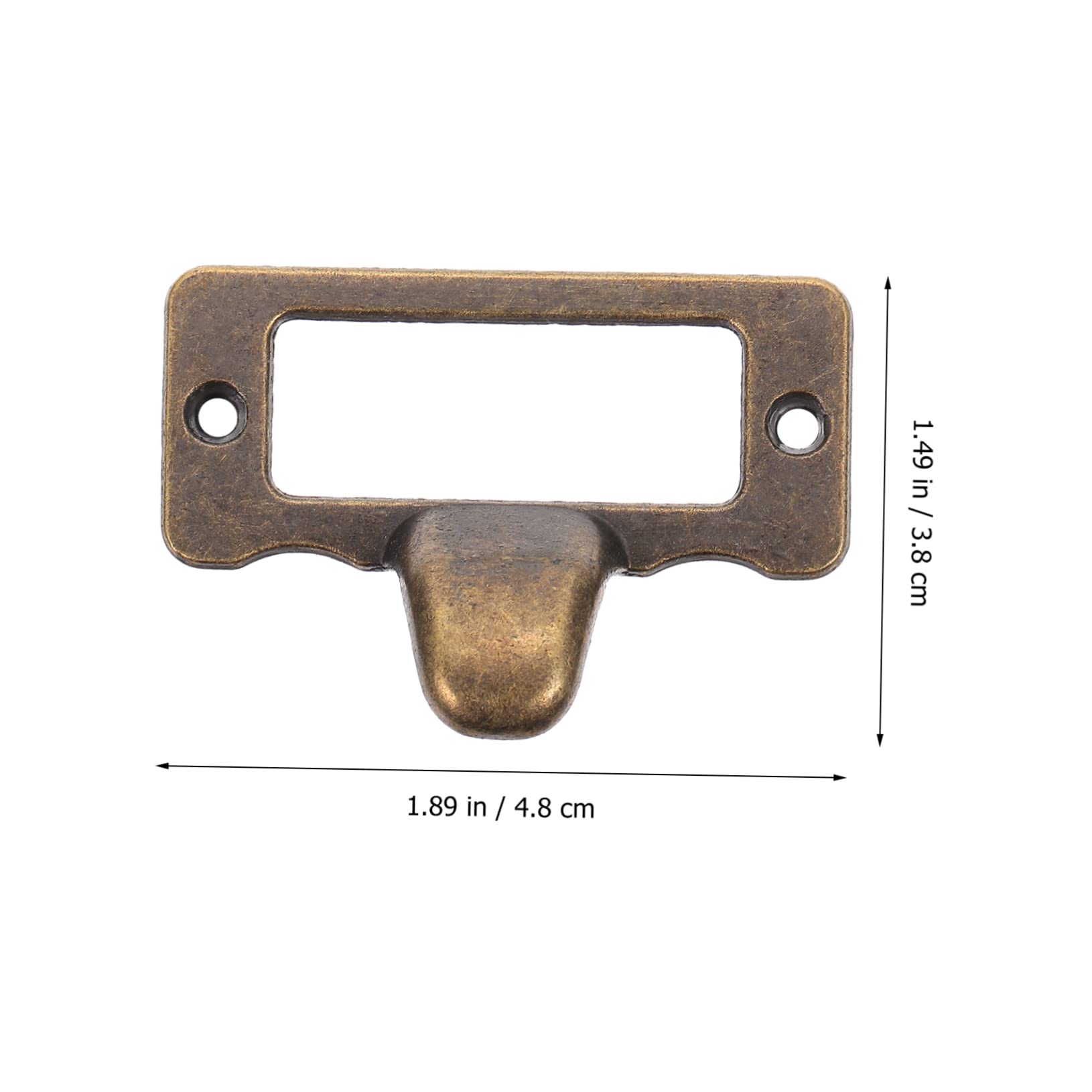 DD-life 20Pcs Antique Iron Label Frame Card Holder Cup Pull Handle...