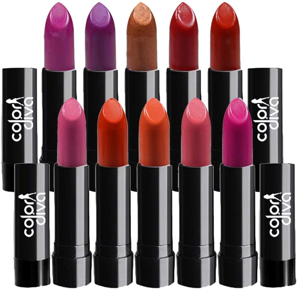 Color Diva Crolla Matte Lipstick 102C Pack Of 10