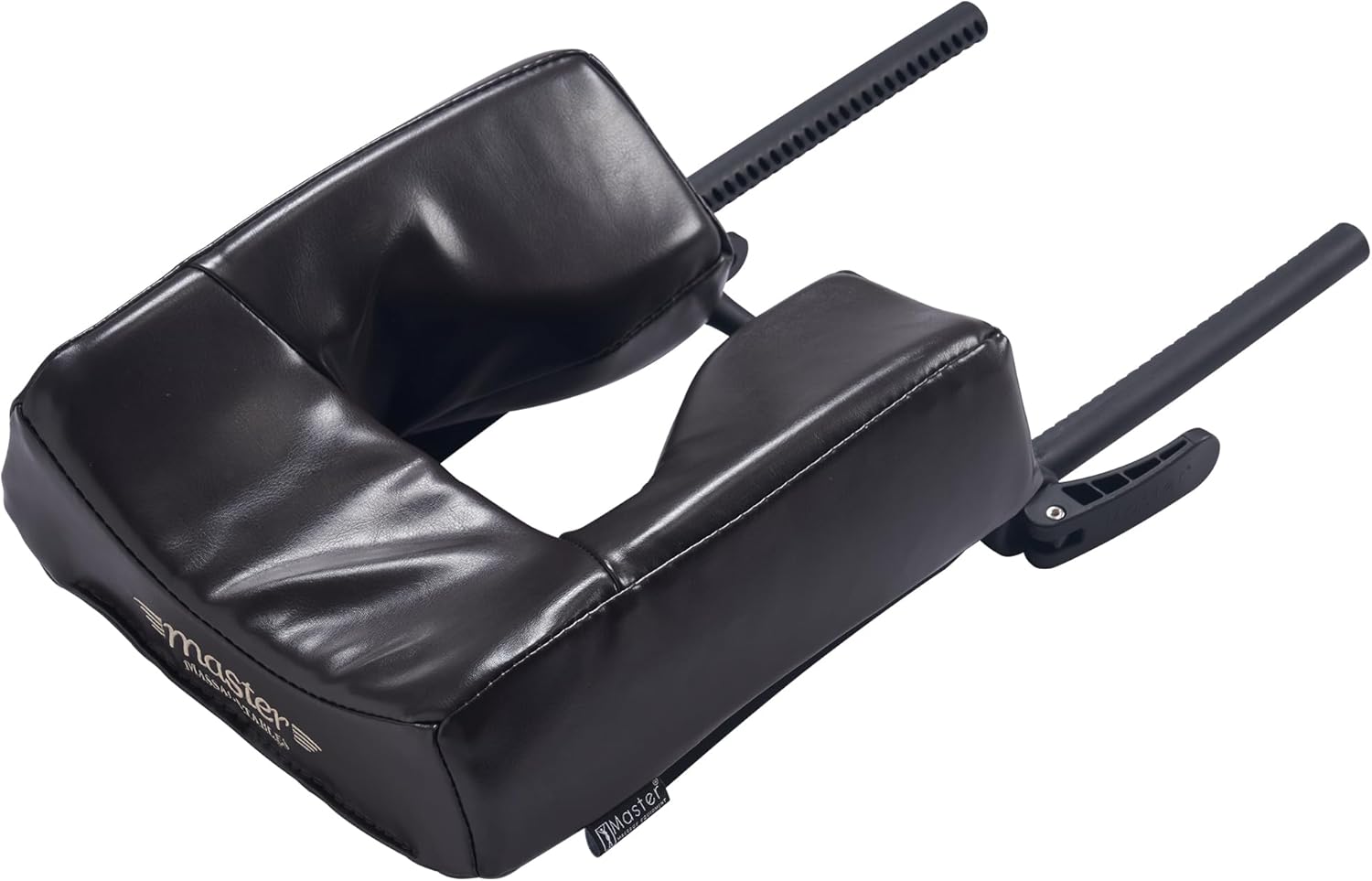 Master Massage Ergonomic Dream/ED-Universal Size Face Cradle for Massage Table-Salon Bed Headrest Cradle-6 Way Adjustable Head Face Pillow Cushion with Cradle (Black New)