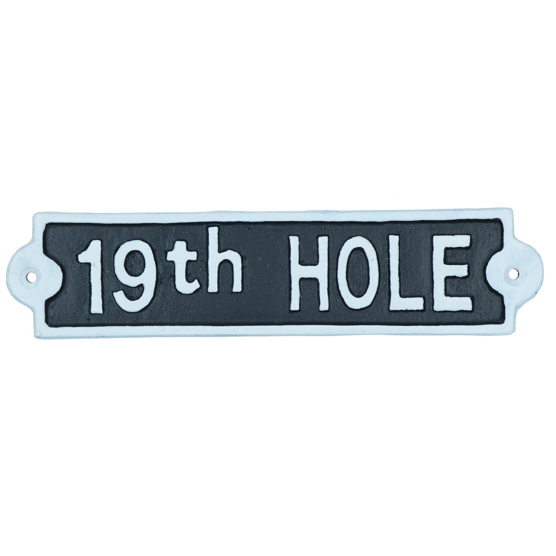 Placa de hierro fundido con agujero 19 para bar pub y casa