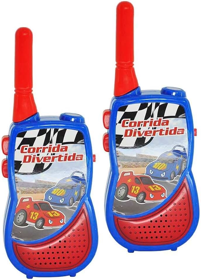 Brinquedo Rádio Infantil Walkie Talkie Corrida Divertida, DM Toys
