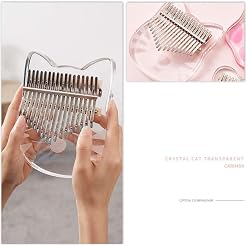 Mini Doigt Kalimba Pouce Piano Pouce Piano Acrylique 17 Touches Chat Clair Kalimba (avec Autocollant De Marteau d’accord… - Les Beatles, Paul McCartney, John Lennon, RIngo Starr, George Harrison Mini Doigt Kalimba Pouce Piano Pouce Piano Acrylique 17 Touches Chat Clair Kalimba (avec Autocollant De Marteau d'accord… – Image 4