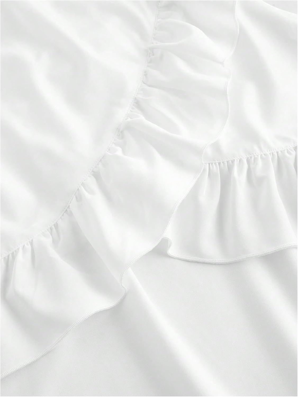 Verdusa Women's High Low Flowy Ruffle Skirt Tiered Layered Asymmetrical Midi Skirts - Image 4