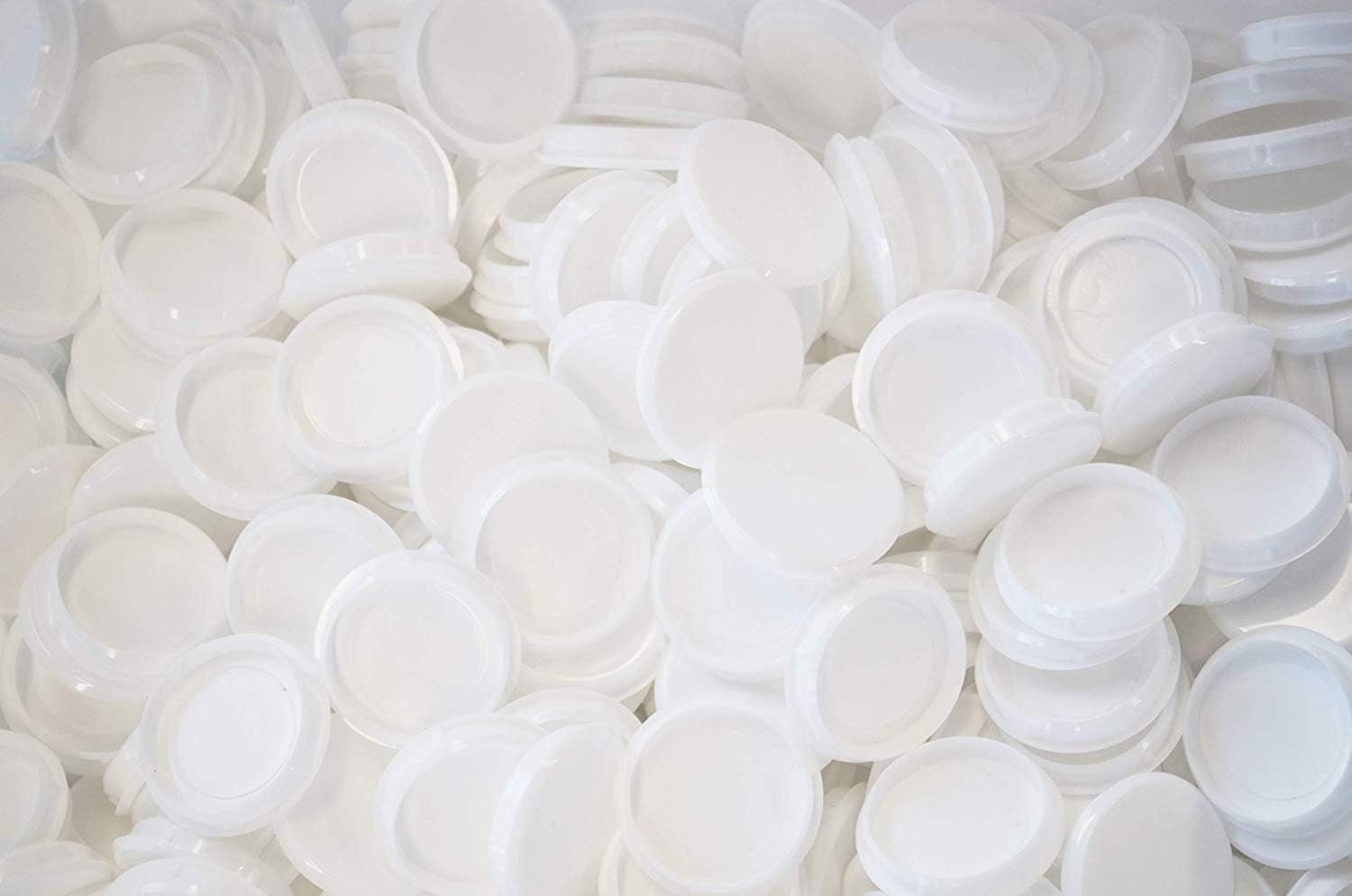 Hinge Hole White Cover Cap 35MM Kitchen Cabinet Cupboard Door Hole Blanking Cap (50)