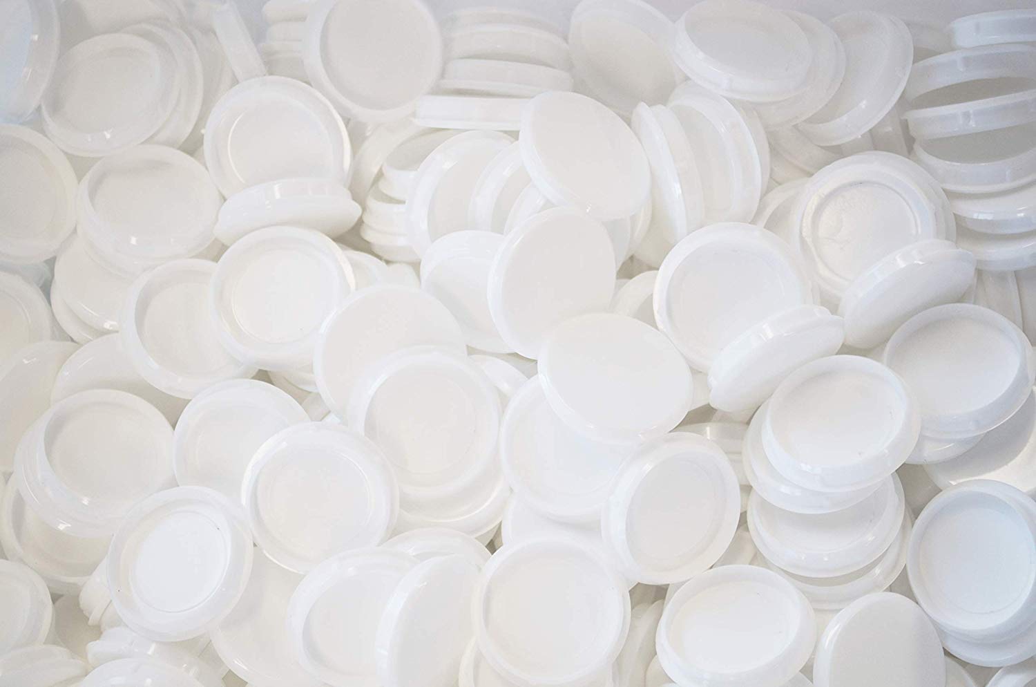 Lighting InnovationsHinge Hole White Cover Cap 35MM Kitchen Cabinet Cupboard Door Hole Blanking Cap (50)