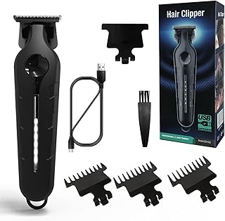 Blackout Trimmer Plus Zero Gap,Barbers Tonic Blackout Trimmer Premium Zero-Gapped, Cordless Rechargeable Zero-Gapped Safety Razor Hair Clipper for Men, Instantly Do Crispy Line Ups