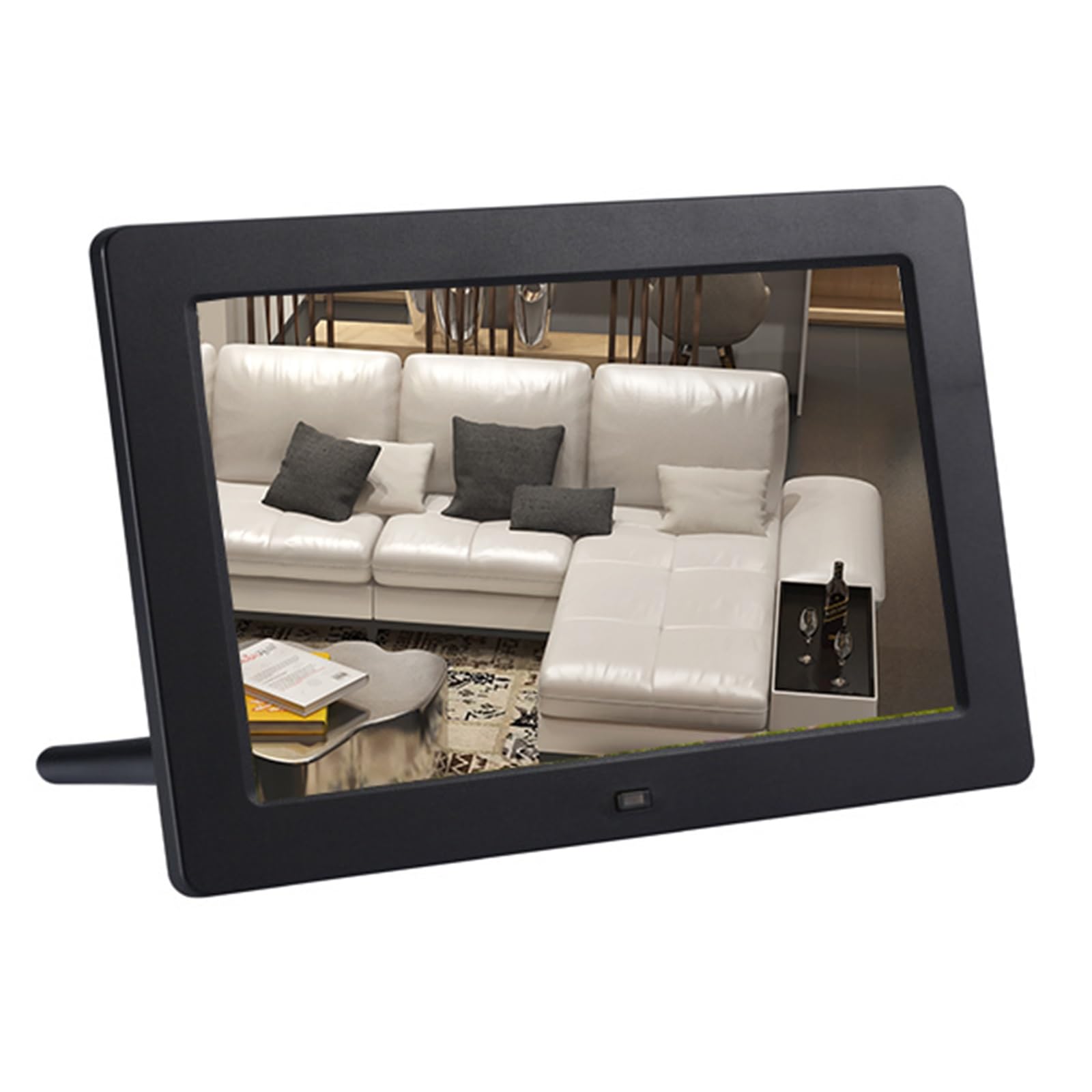 MYUYEE 10-Inch High-Definition Ips Digital Photo Frame - Full-View Electronic Photo Album (Black)