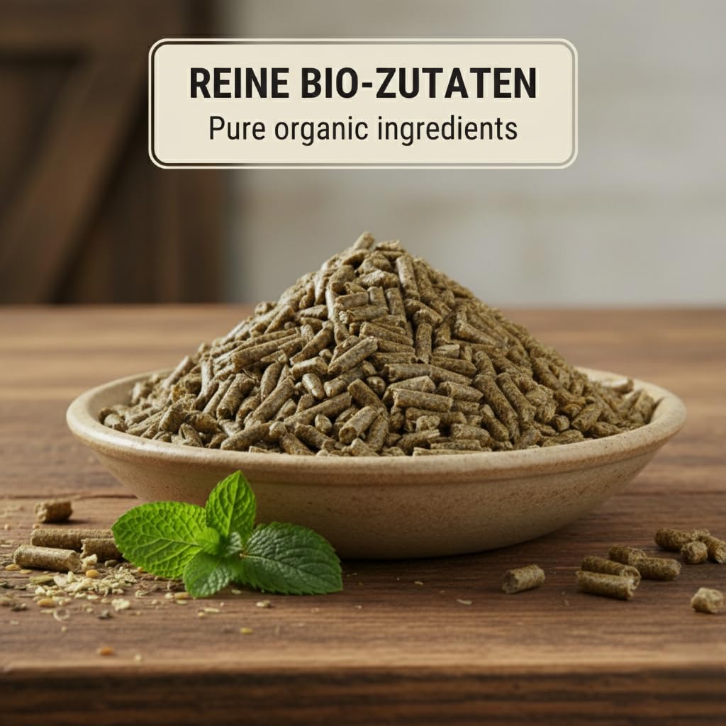 Agrarzone Pellets de Luzerne Bio 20 kg - Qualité 100% Bio - Pellets de Luzerne Premium comme substitut de fourrage Grossier - pour l'alimentation des Chevaux, chèvres, Poules et Petits Animaux