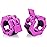 Greententljs Barbell Clip 2 inch Olympic Quick Release Pair of Locking 2-inch Pro Weight Bar Plate Locks Clamp Collar for Workout Weightlifting Fitness Training (Pink)