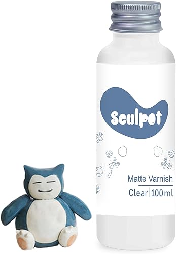 Miniatura 10 de Esmalte de arcilla seca al aire, barniz de arcilla para secado al aire, barniz transparente para cerámica artesanal impermeable y acabado mate