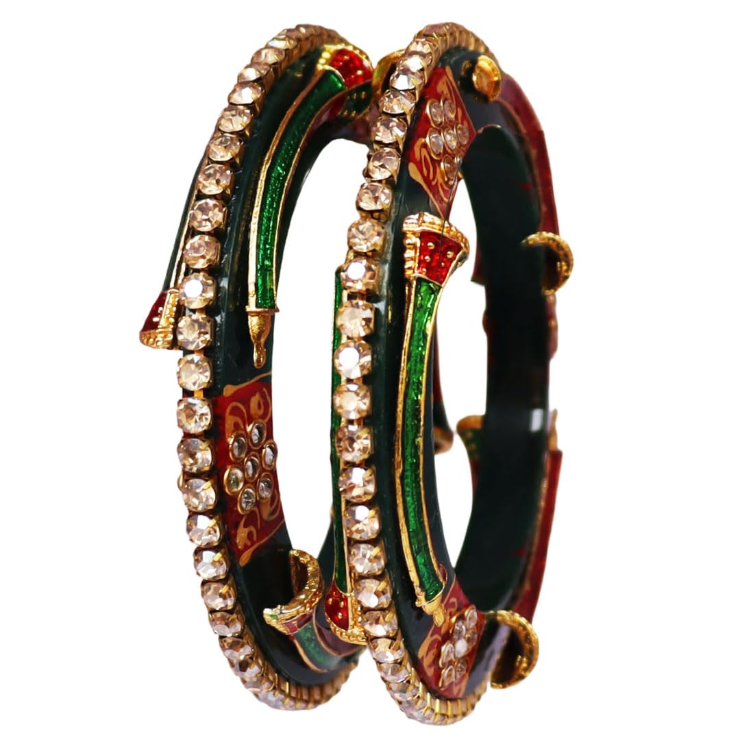 See full amazon price history chart for TAJ BRIDAL STORE Rajwadi Bangles With Shehnai Desgin And Kundan Work TAJ BRIDAL STORE Rajwadi Bangles With Shehnai Desgin And Kundan Work (B0D5MCTJ53) Amazon Price History, Amazon Price Tracker