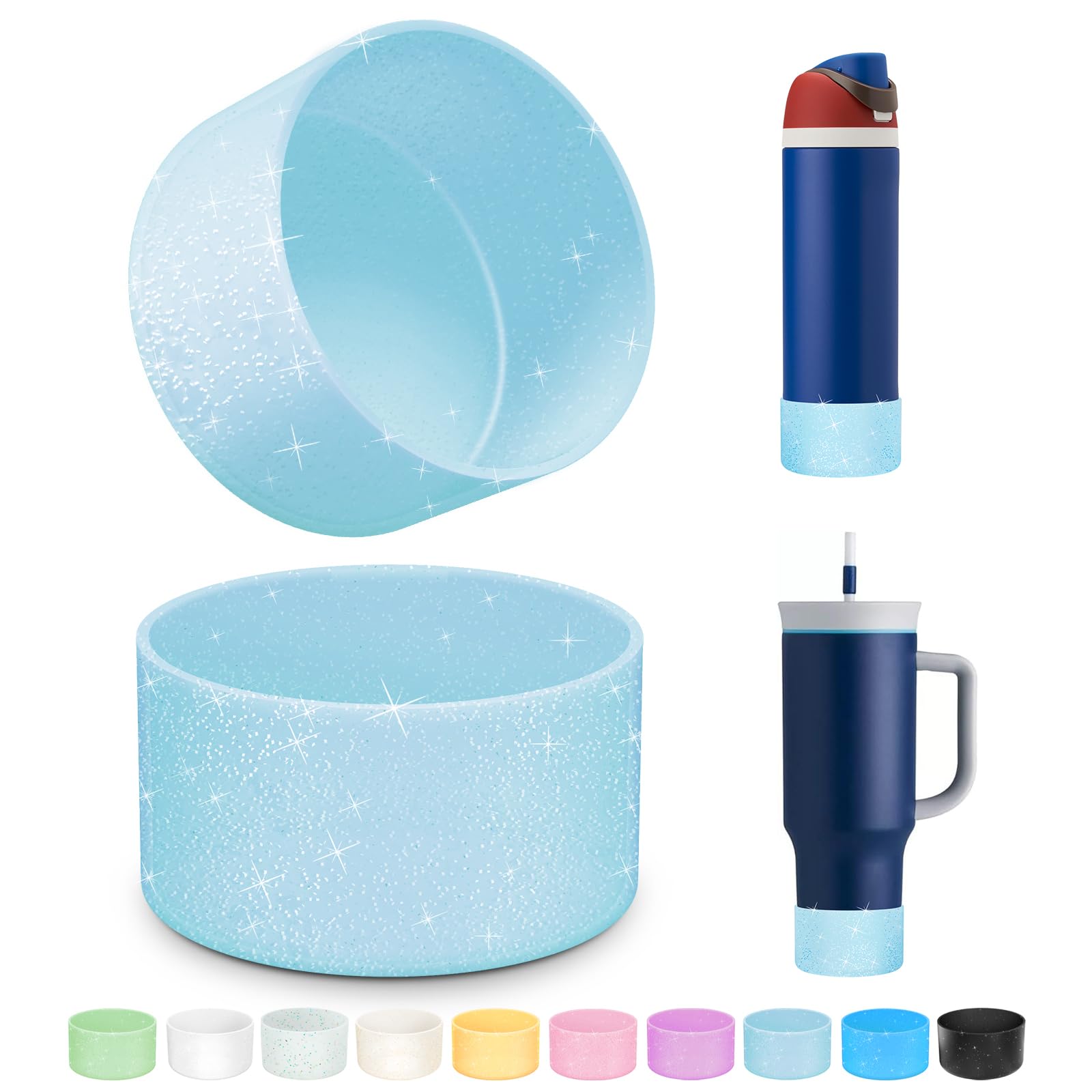 Beonsky Silicone Boot for Owala Water Bottle 24 oz 32 oz 40 oz, Anti-Slip Protective Sleeve for FreeSip/Twist/Flip Stainless Steel Water Bottles