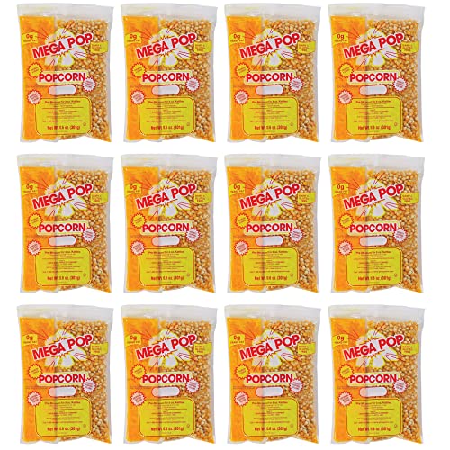 BeeQ BOX - (Pack of 12) Mega Pop Popcorn, Oil and Salt Kits - 10.5 oz., 16.50 Pound (Pack of 1) image 3