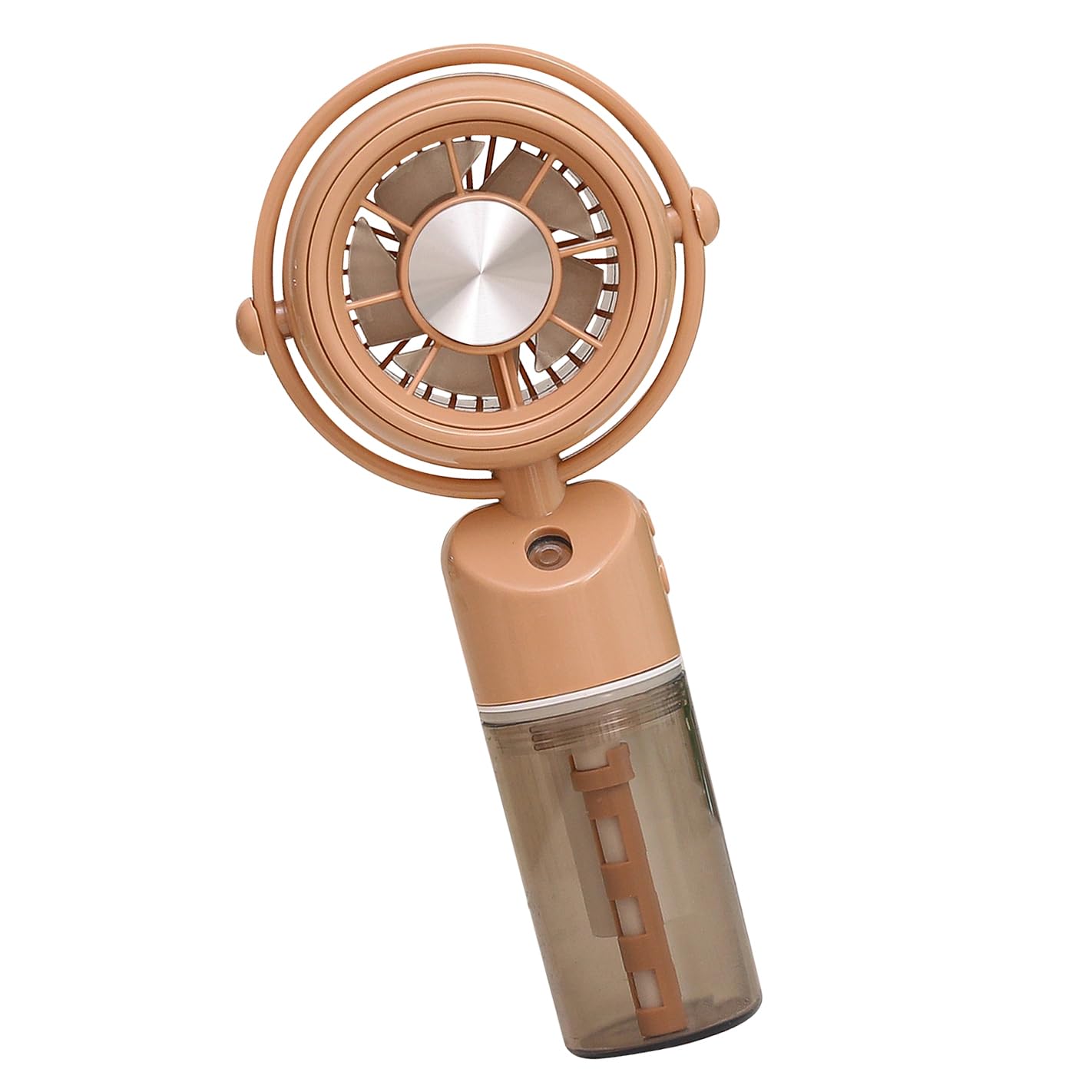 NRVTRE Portable Handheld Fan Rechargeable Water Sprayer Misting Small Handheld Fan for Travel Home Camping Outdoor Desk