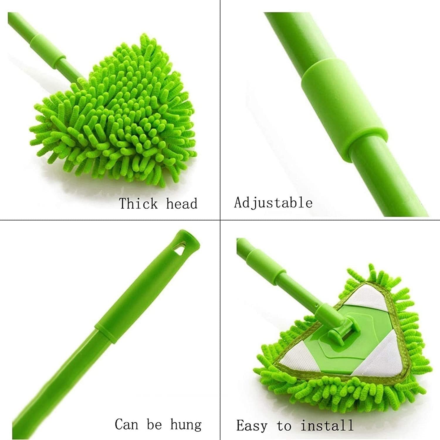 Mini Serpillère Pour Petits Espaces - Tête éponge, Lavable, Pour Salle De Bain Et Cuisine