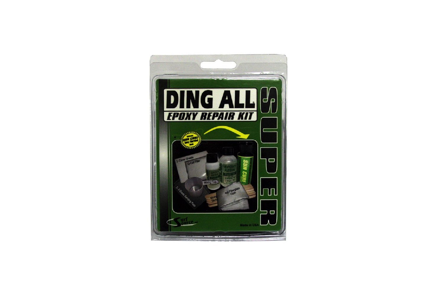 Ding AllSuper epoxy repair kit.