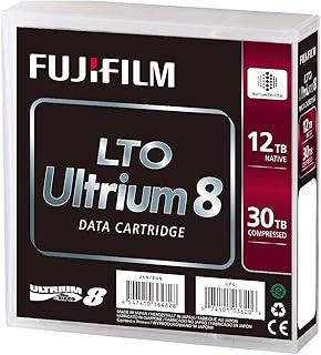 FujiFilm 16551221 LTO8 Ultrium 12TB Storage Tape with Case