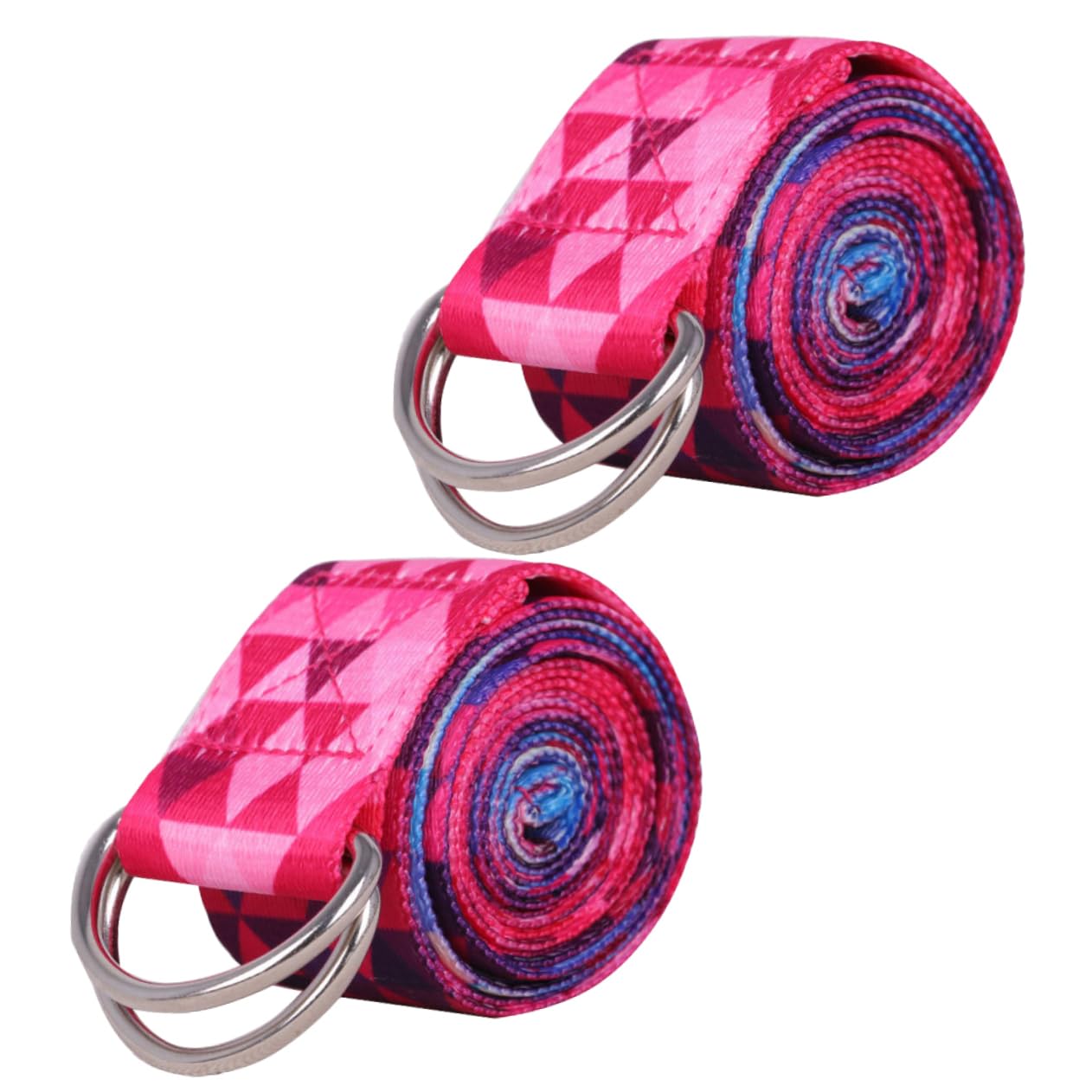 POPETPOP Yoga Straps for Stretching 2 Pack Hip Elastic Band Resistance Hip Band Yoga Exercise Band for Workout and Gym