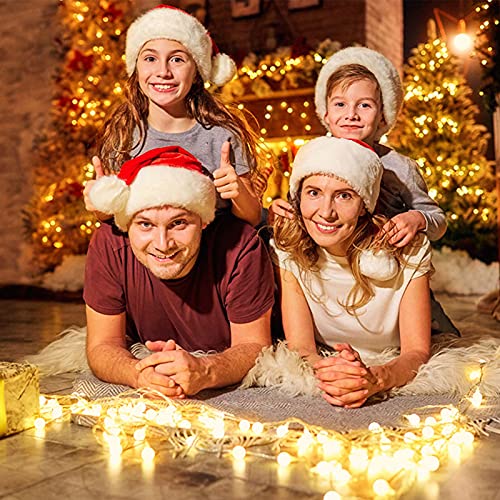 WOWDSGN Kugel Lichterkette,35M 350LEDs Lichterkette Dimmbar, Partylichterkette mit Stecker für Innen und Außen, 8 Leuchtmode, Enegiesparend, ideal für Weihnachten, Hochzeit, Party, Garten, Warmweiß