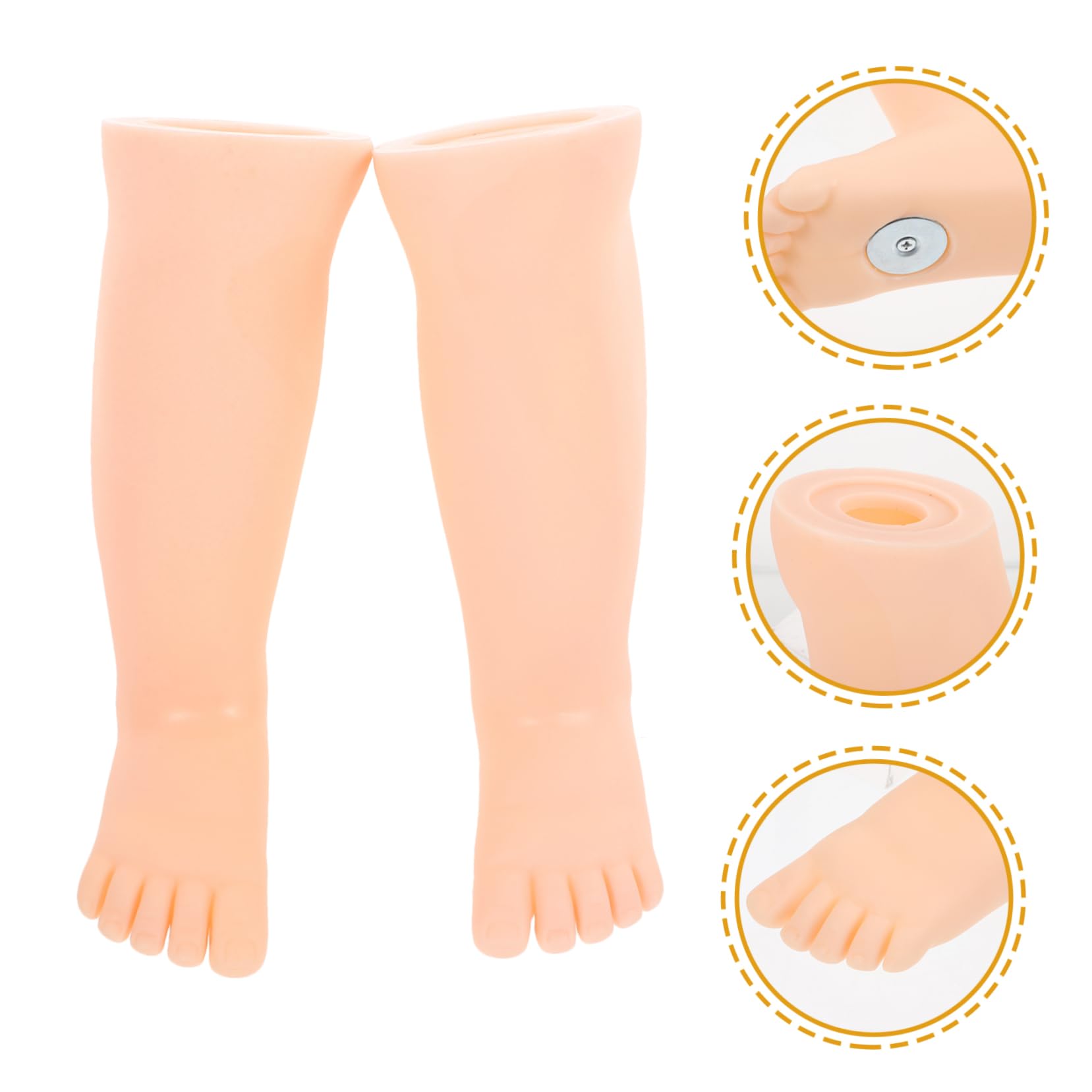 Cabilock Shoe Display Model Toddler Shoe Rack Sock Display Foot Fake Feet for Mannequin Figure Mannequin