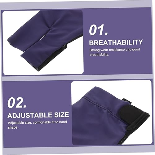Miniatura 3 de UPKOCH Guante de billar transpirable para zurdos, diseño de dedo para billar y piscina, resistente al sudor, pantalla táctil, compatible con