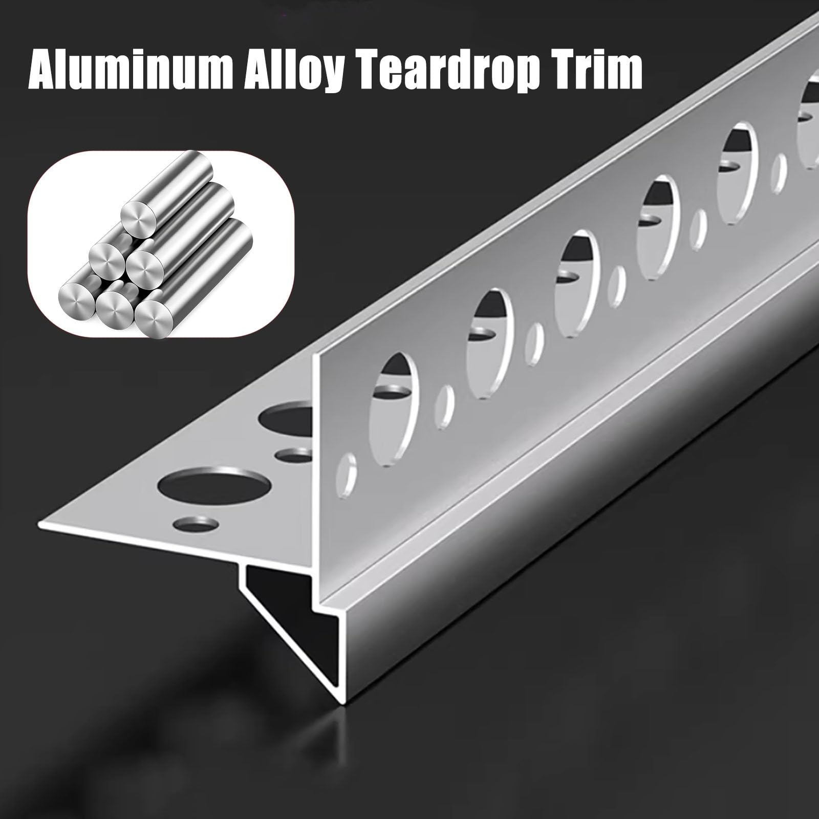 vierteaguas muro exterior Deflector de techo con línea de goteo para aleros, 1 5 piezas, perfiles de aluminio impermeables, protector de aleros para paredes(C 1 PC,L 180 CM)