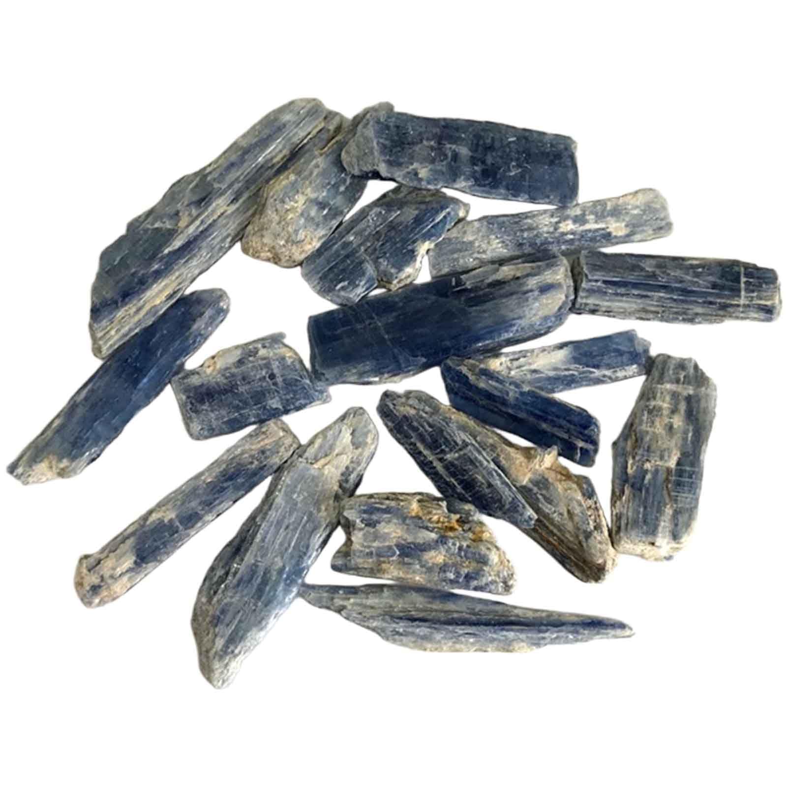 FLYIODFCXV crystal stone, Rough Natural Blue Kyanites for Tumbling, Cabbing, Fountain Rocks, Decoration,Polishing, Wire Wrapping