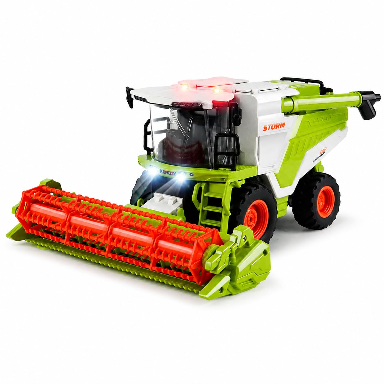 Funwetrike 1/24 Scale 6CH RC Combine Harvester with Sounds, Lights & Spray