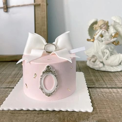 Miniatura 4 de Marco de fotos para fondant, molde de silicona para decoración de pasteles, decoración de cupcakes, caramelo y chocolate, polimero de arcilla y goma