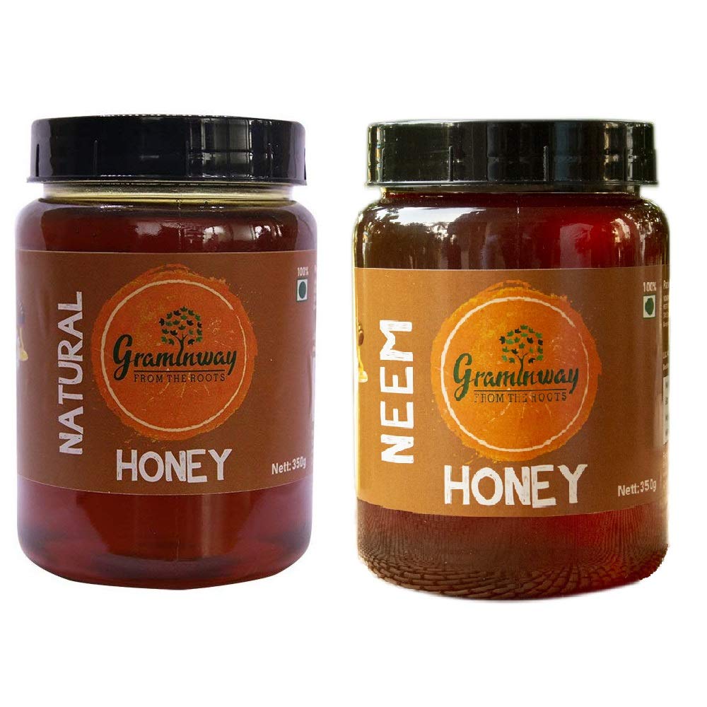 Graminway Natural Honey and Neem Honey, 2 x 350 g (B07N8239XQ) Amazon Price History, Amazon Price Tracker